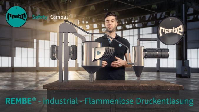 REMBE® Industrial - Flammenlose Druckentlastung